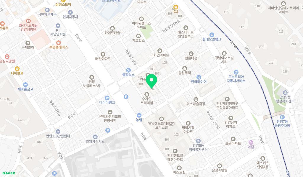 베이비사랑어린이집 위치 지도