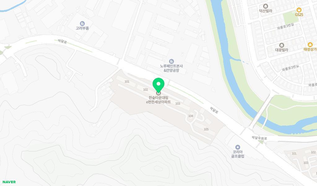 참나래어린이집 위치 지도