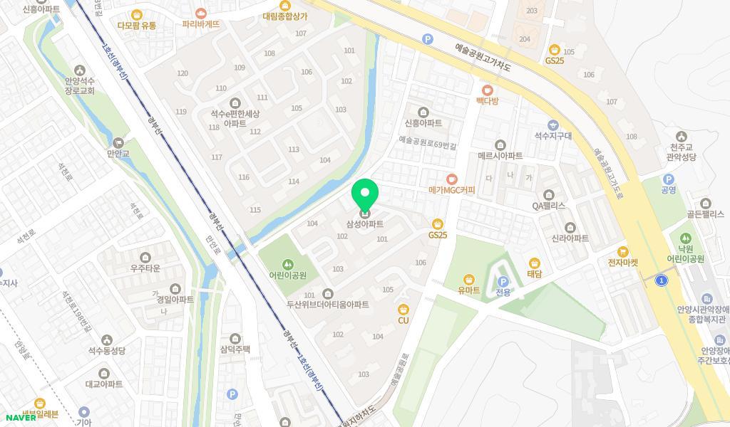 반짝아이어린이집 위치 지도