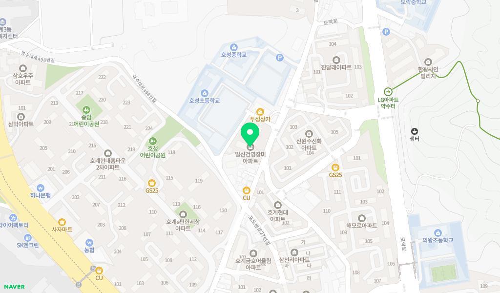 베베키즈어린이집 위치 지도