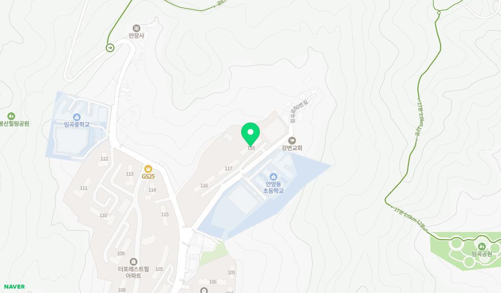 야호어린이집 위치 지도