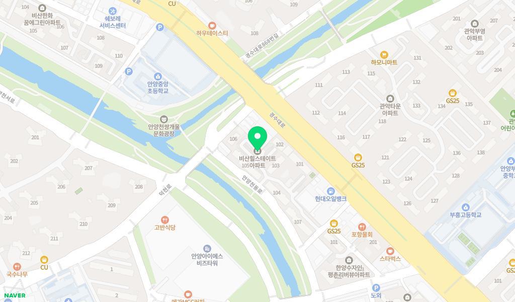 슬기샘어린이집 위치 지도