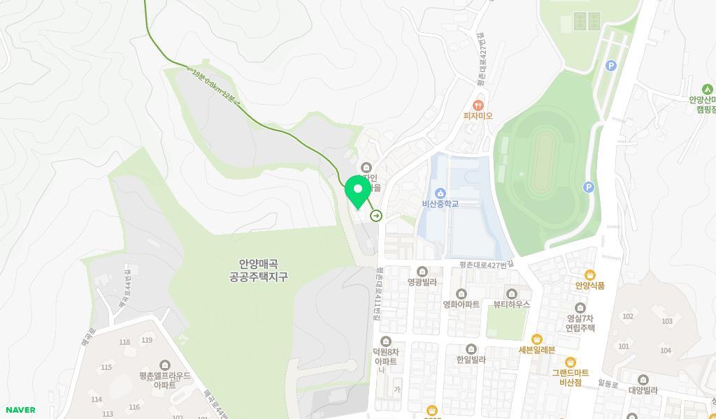 새봄숲키즈어린이집 위치 지도