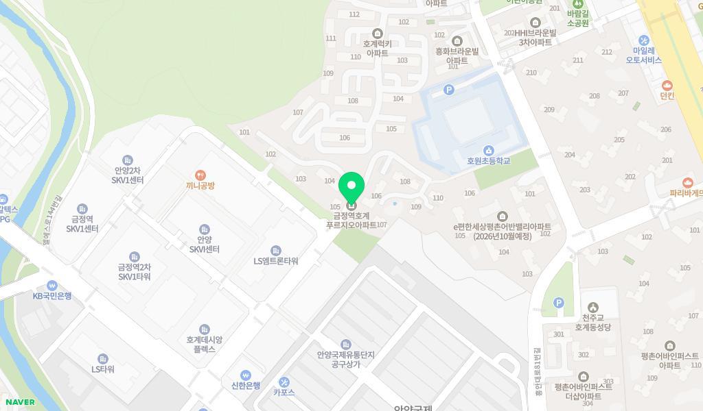 푸르지오어린이집 위치 지도