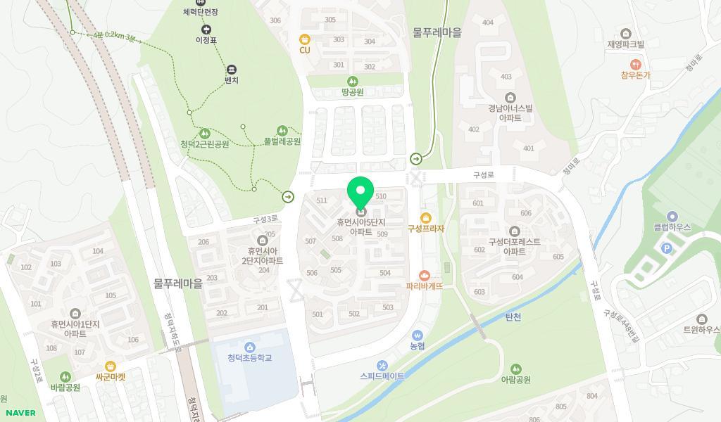 시립늘품어린이집 위치 지도