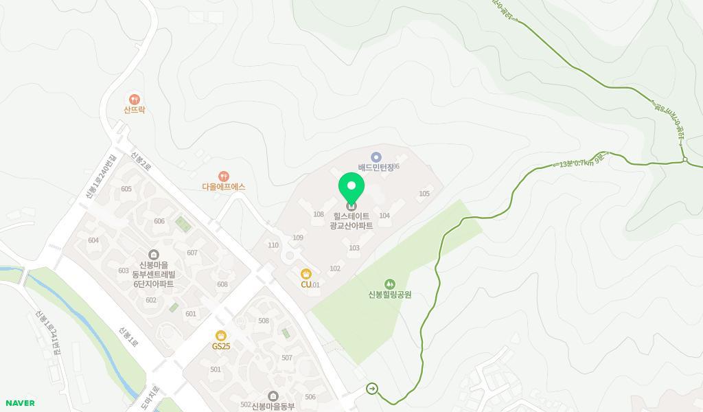 시립푸른숲어린이집 위치 지도