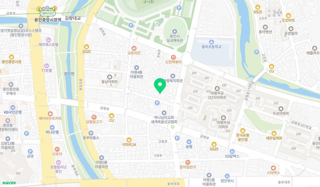 리틀그린어린이집 위치 지도