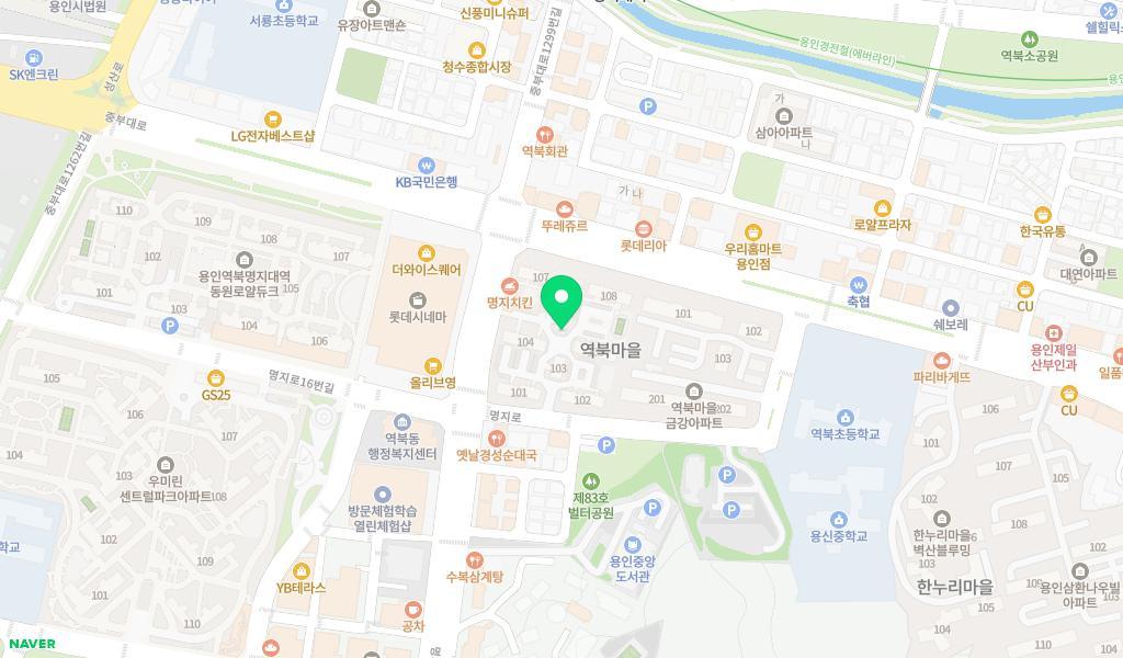 신성키즈빌어린이집 위치 지도