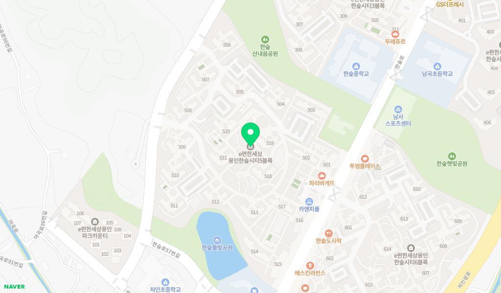 아이편한어린이집 위치 지도