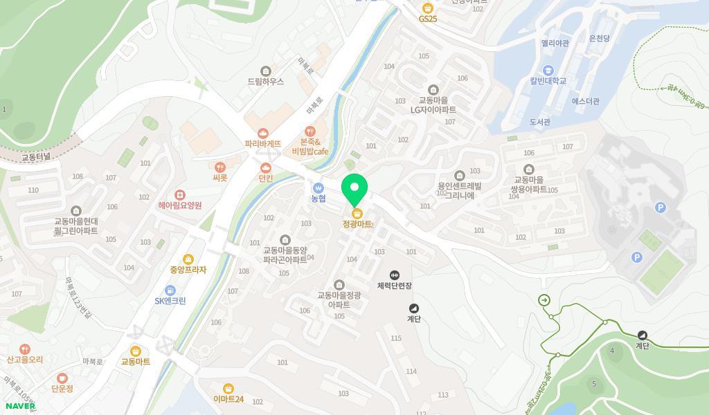 은샘몬테소리 어린이집 위치 지도