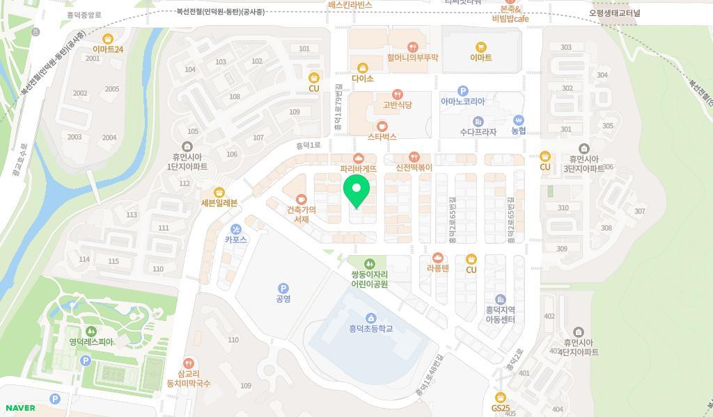 티움어린이집 위치 지도