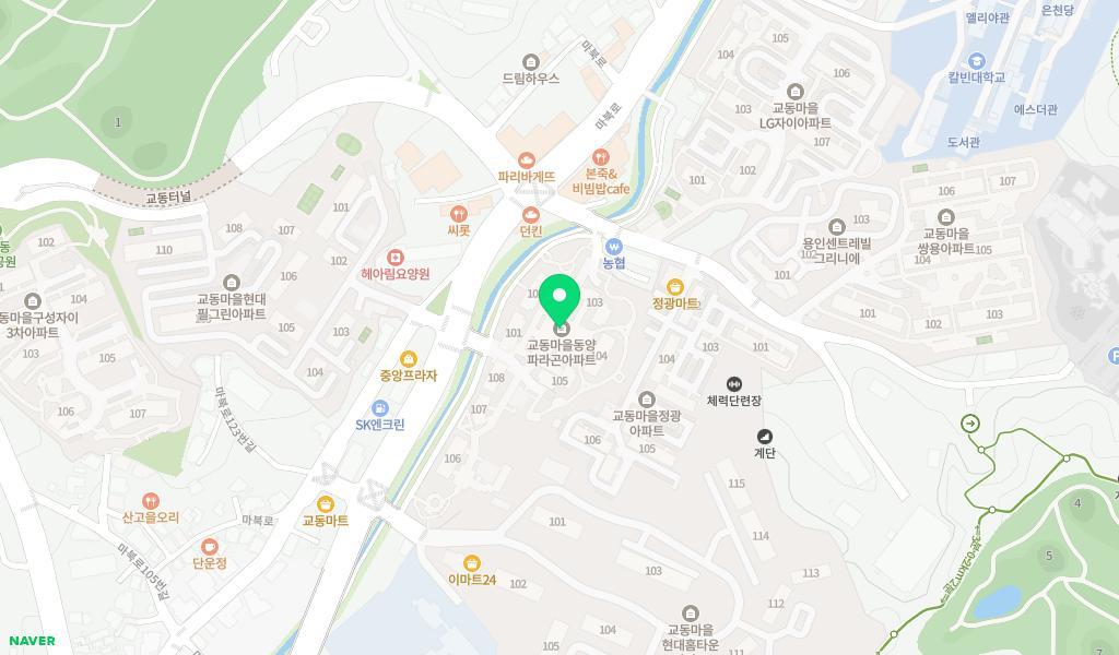 사랑뜰 어린이집 위치 지도