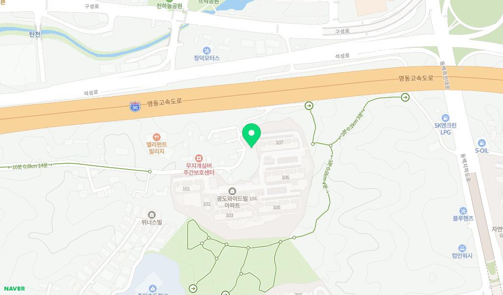 신동백어린이집 위치 지도