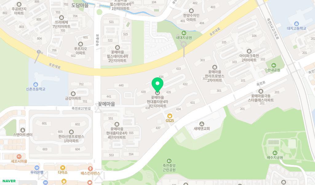 현대예지어린이집 위치 지도