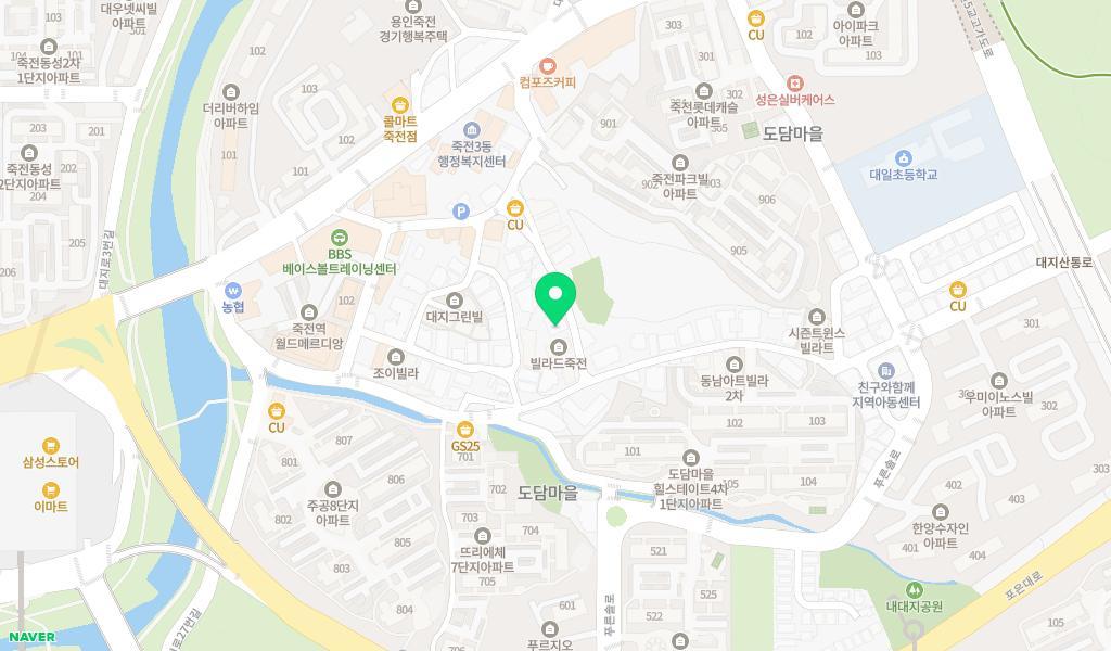 수지어린이집 위치 지도