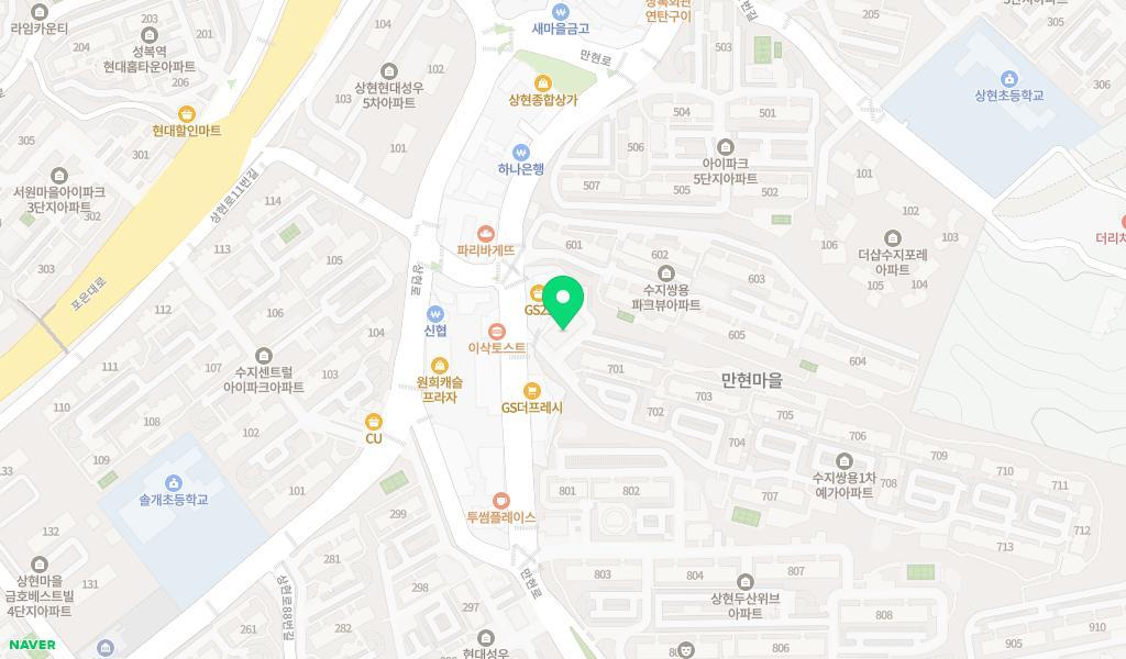 바움슐레어린이집 위치 지도