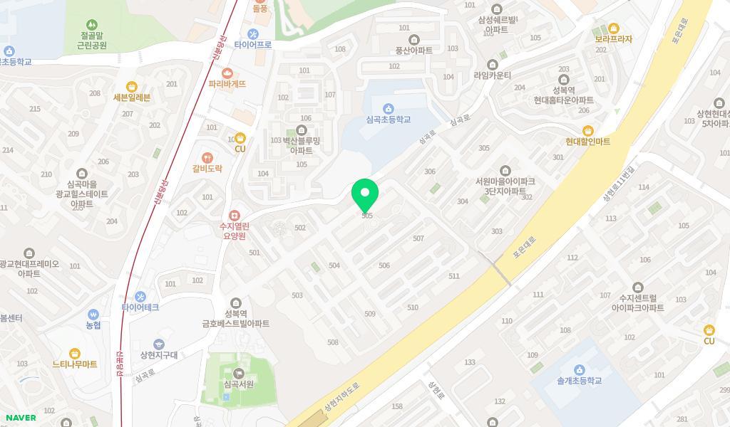 금호꾸러기어린이집 위치 지도