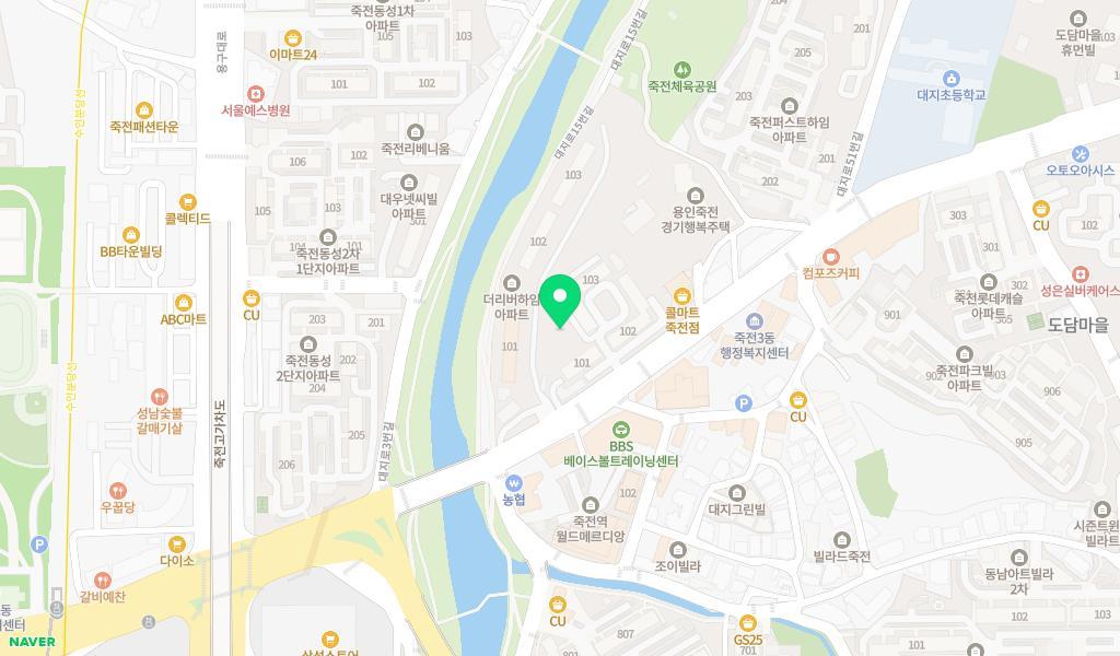한신그림터어린이집 위치 지도