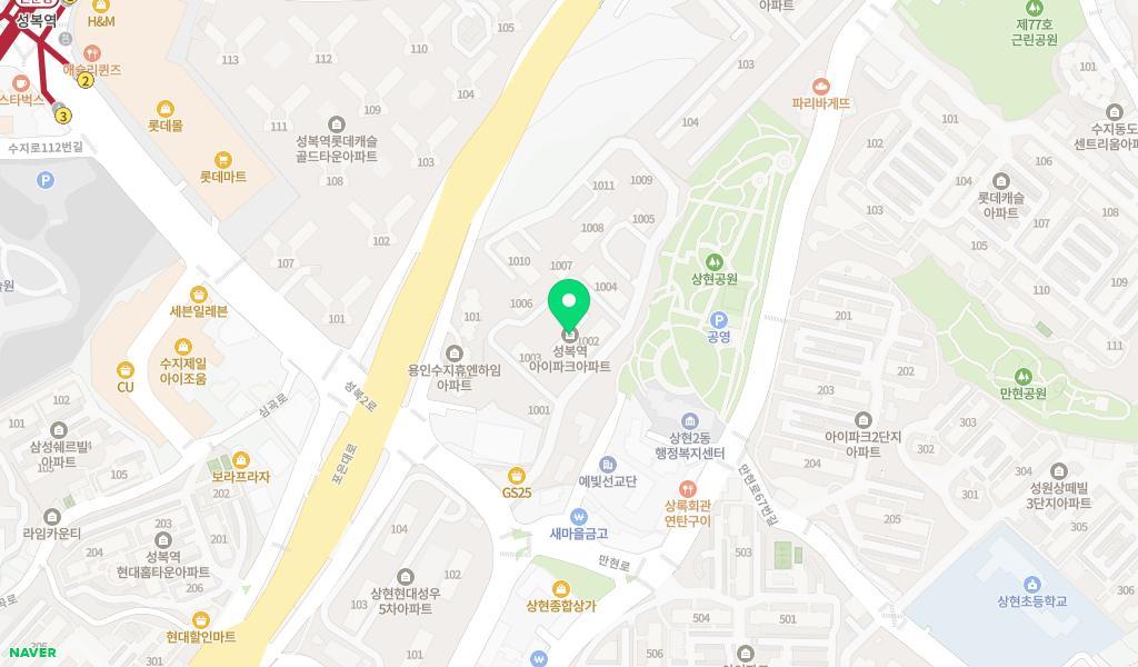 우리아이파크어린이집 위치 지도