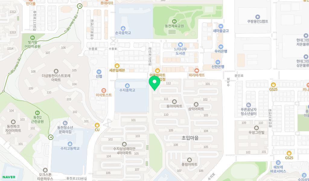 아이큰별어린이집 위치 지도
