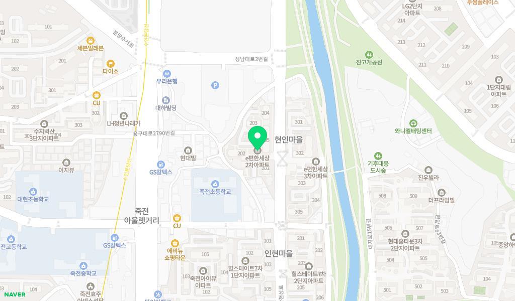 크라베어린이집 위치 지도