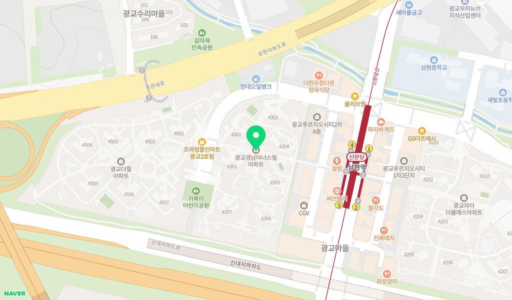 예닮어린이집 위치 지도