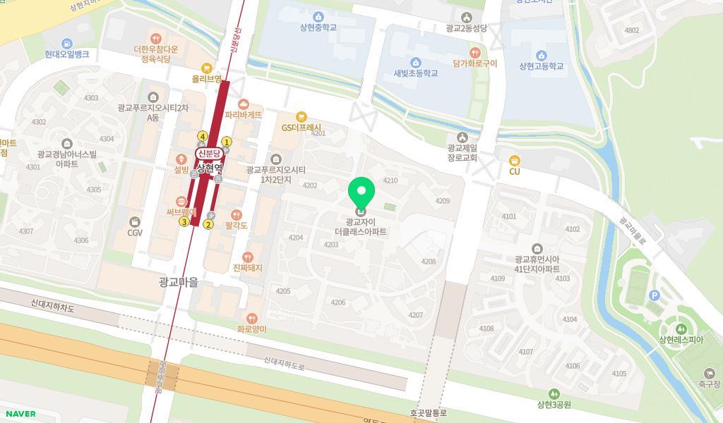 상록아이어린이집 위치 지도