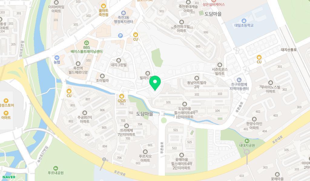 아이꿈터어린이집 위치 지도