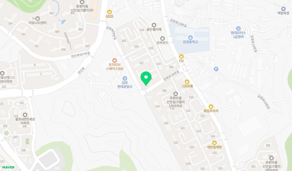 삐아제어린이집 위치 지도