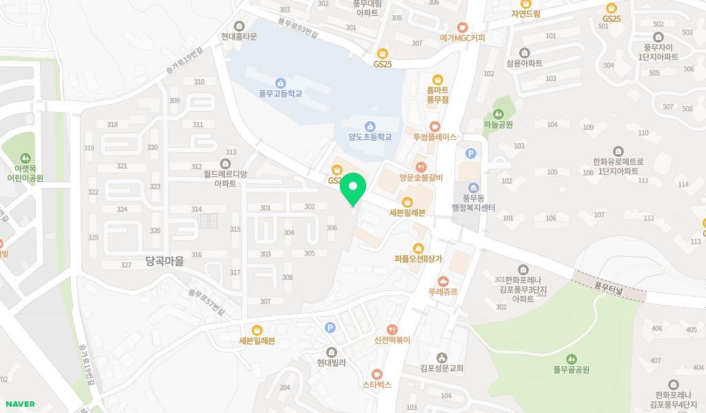 아이월드어린이집 위치 지도