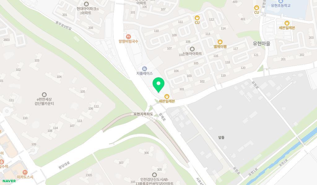 스폰지어린이집 위치 지도