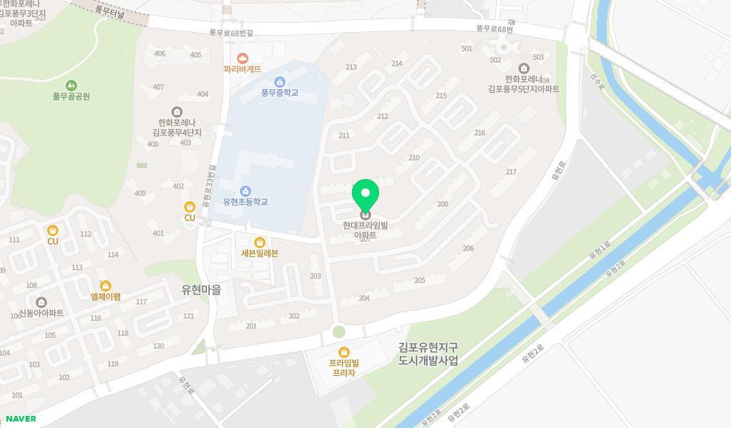 강아지똥과민들레어린이집 위치 지도