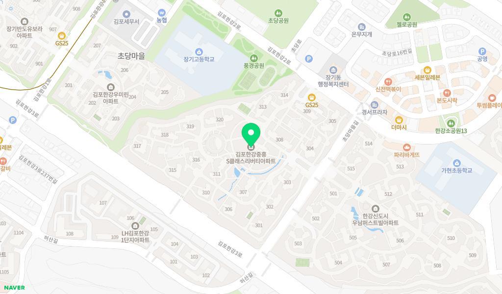 혜원어린이집 위치 지도