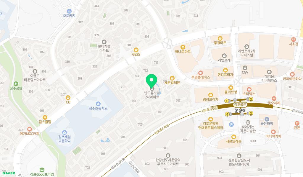 반디어린이집 위치 지도
