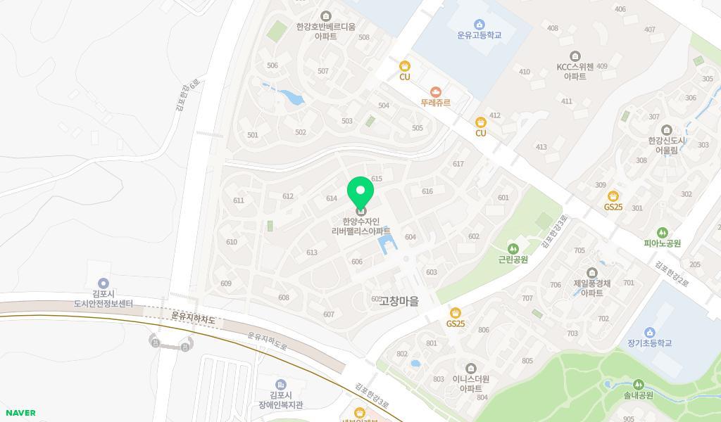 리버팰리스어린이집 위치 지도