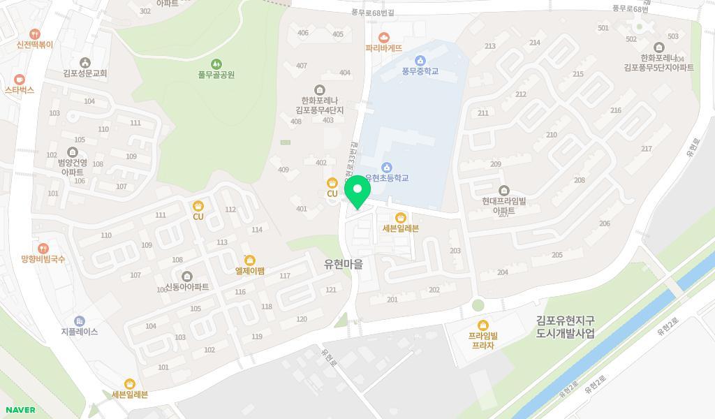 아름솔어린이집 위치 지도