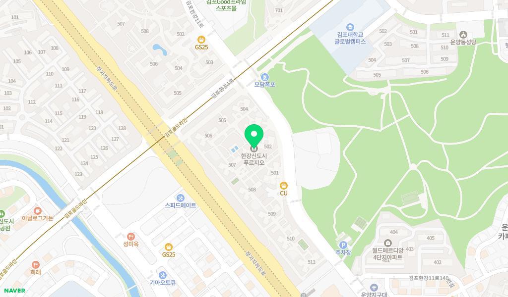 아기대통령어린이집 위치 지도