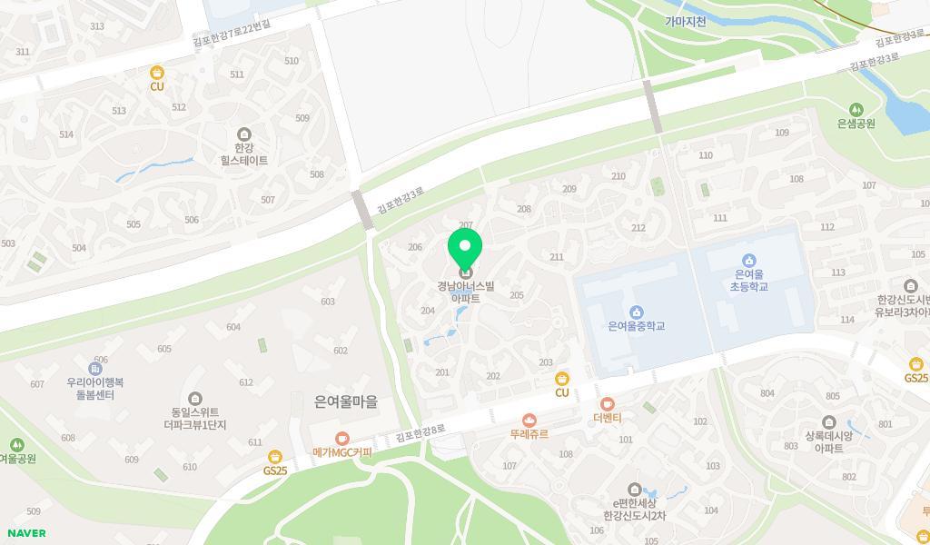 은여울어린이집 위치 지도