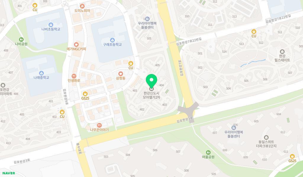 시립모아엘가어린이집 위치 지도