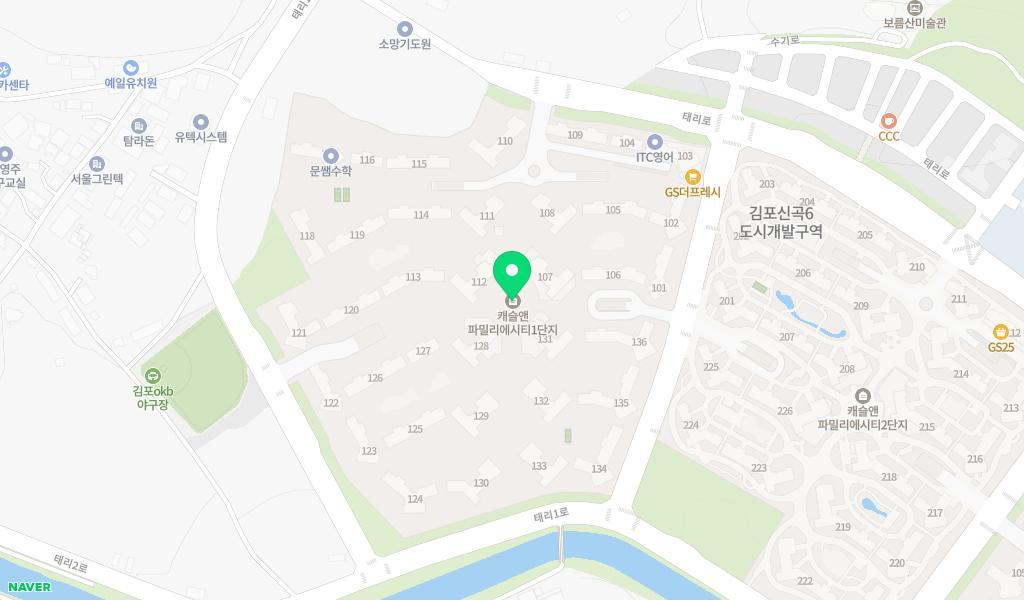꼬몽어린이집 위치 지도