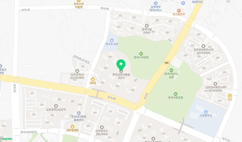 어울림라온어린이집 위치 지도