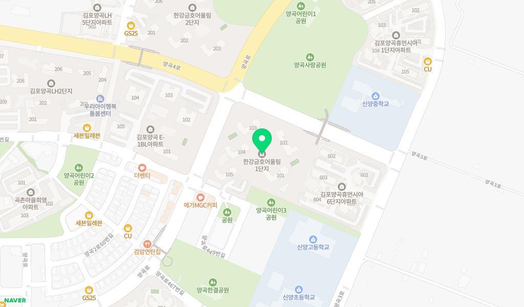 금호어울림어린이집 위치 지도