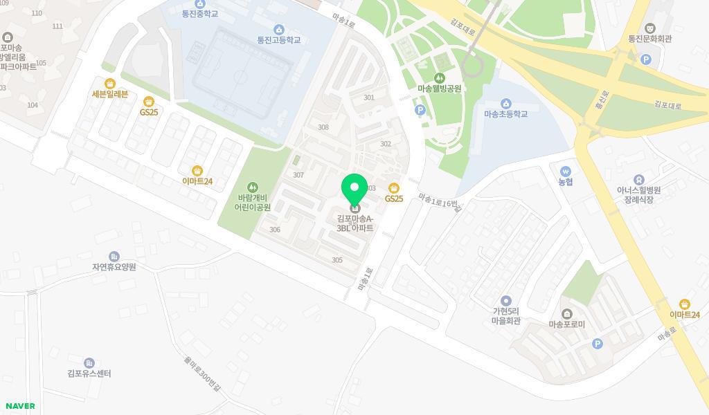 시립금빛하늘어린이집 위치 지도