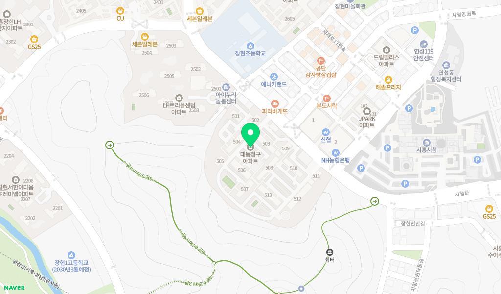 햇님나라어린이집 위치 지도