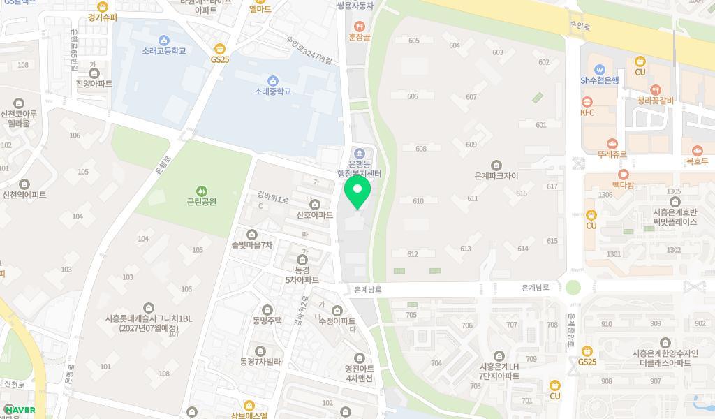 시립은계2어울림어린이집 위치 지도