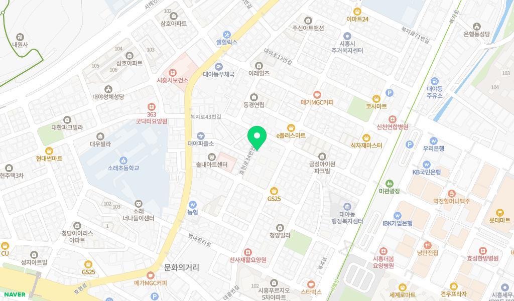 파랑새어린이집 위치 지도