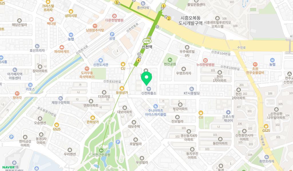 광개토어린이집 위치 지도