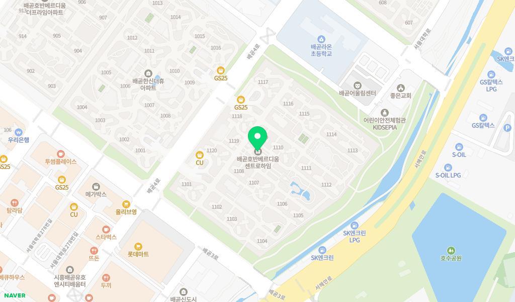 미르어린이집 위치 지도