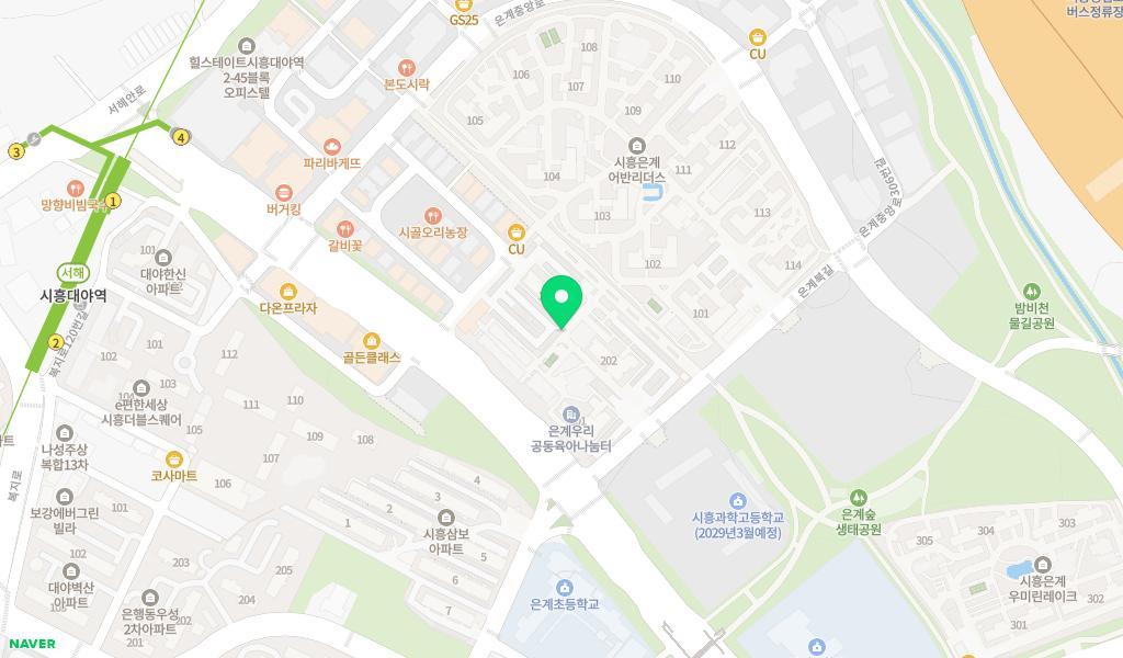 시립은계행복어린이집 위치 지도