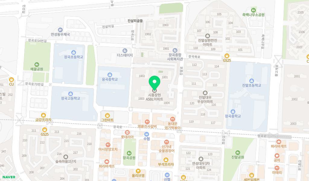 시립장현우리어린이집 위치 지도